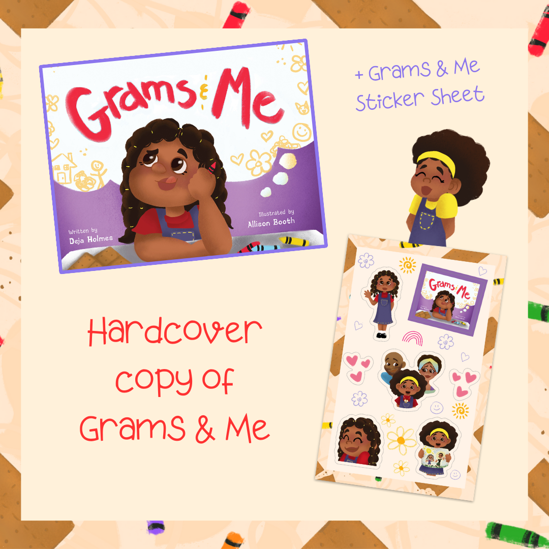 Hardcover Book + Sticker Sheet